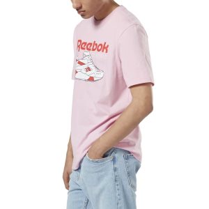 Reebok Classic T Shirt Herren - Rosa - DE 824-KPY